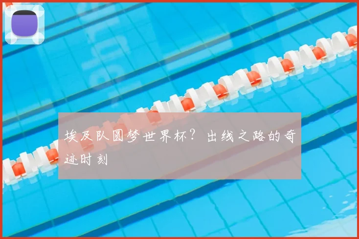 埃及队圆梦世界杯?出线之路的奇迹时刻